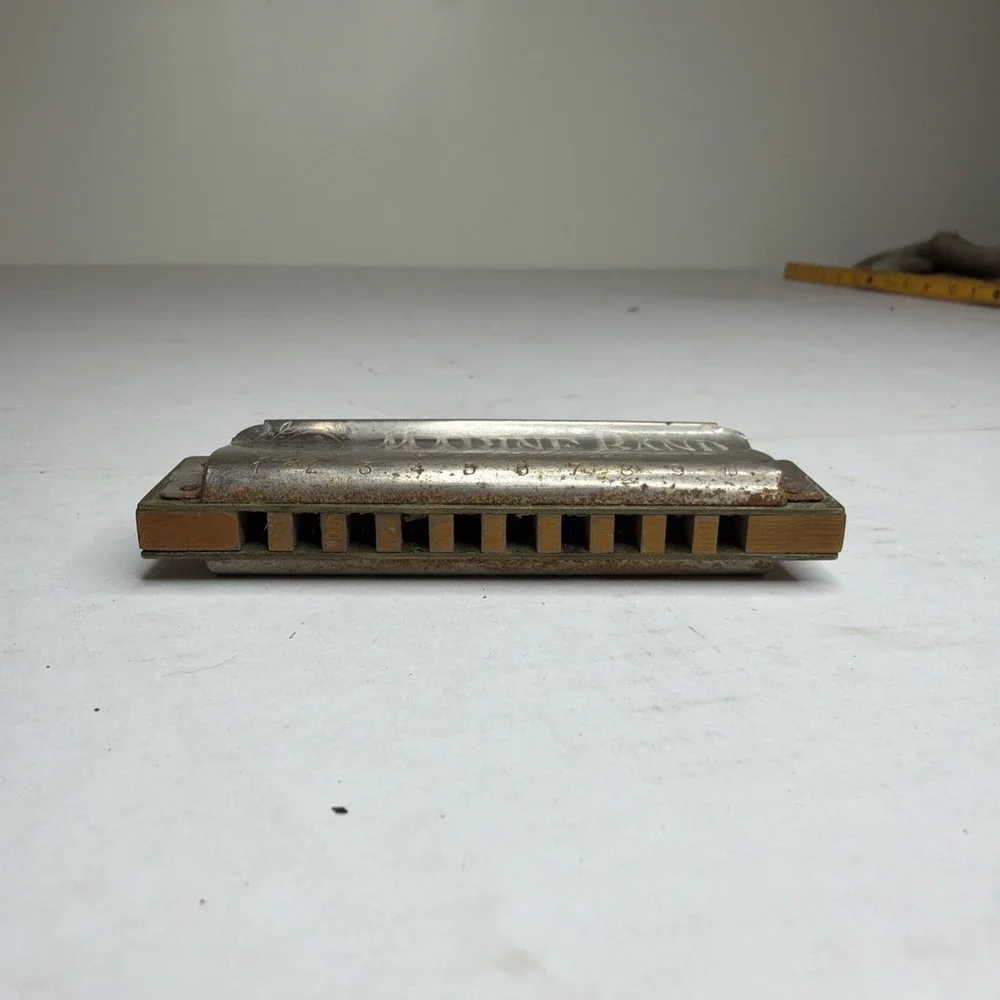 Mixed lot 3 vintage harmonicas Hohner International, Koch, Marine Band